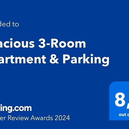 Spacious 3-Room Apartment&Parking Riga Exterior foto