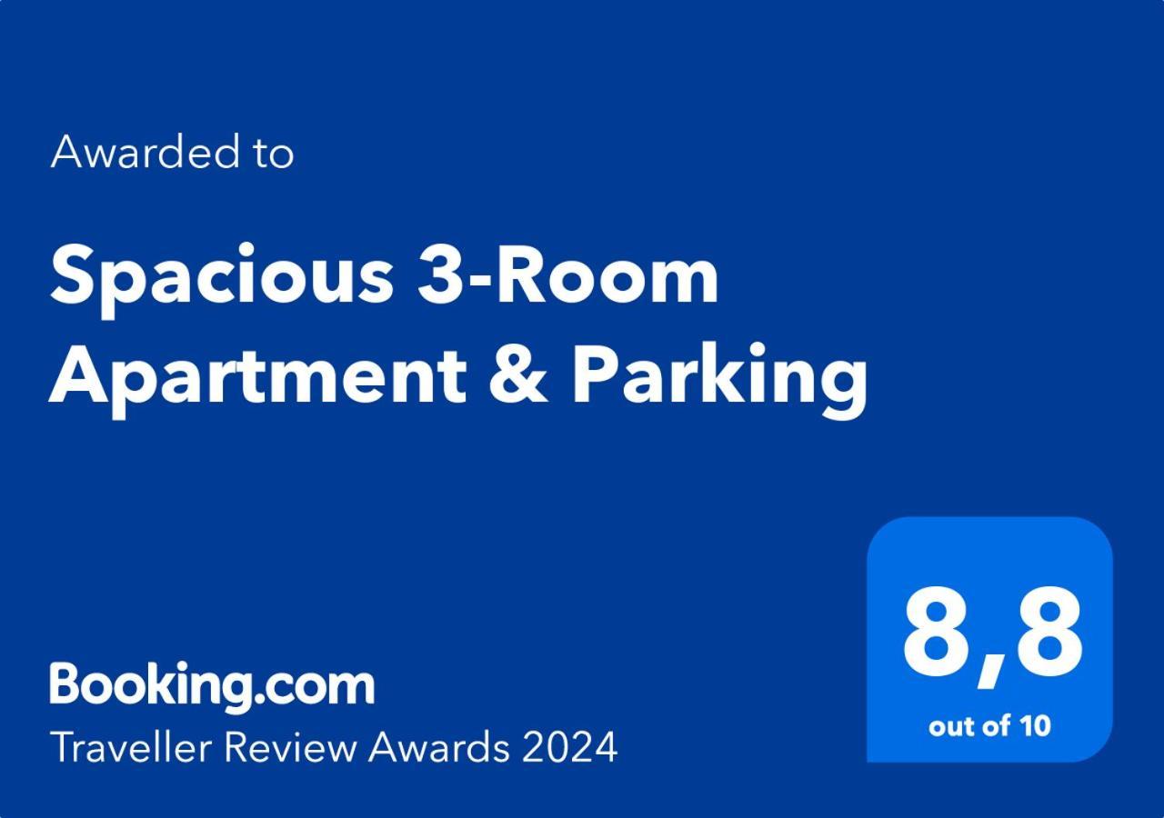 Spacious 3-Room Apartment&Parking Riga Exterior foto